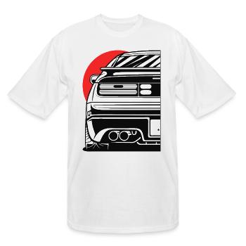 Nissan 300zx - T-shirt grande taille homme - blanc - Devant - Brady (186cm)