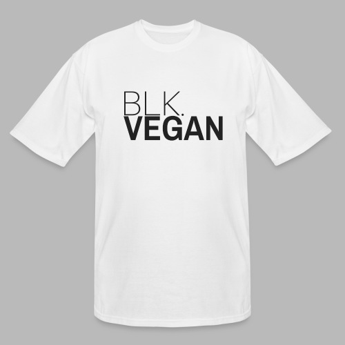 Blk. Vegan - Men's Tall T-Shirt