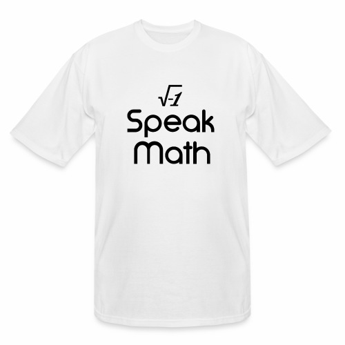 i Speak Math - Men's Tall T-Shirt