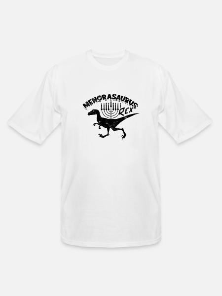 Menorasaurus rex - prehistoric - Men's Tall T-Shirt - white