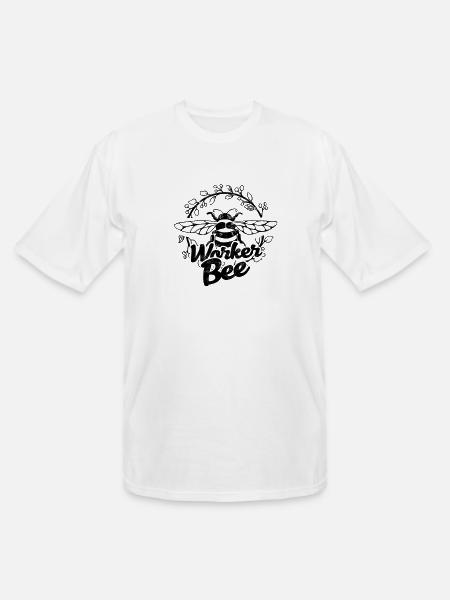 Worker Bee - Diligence - Men's Tall T-Shirt - white