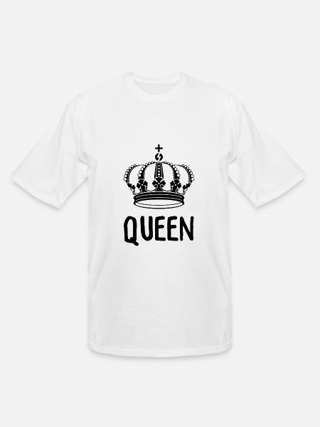 King Queen Partnerlook - Men's Tall T-Shirt - white