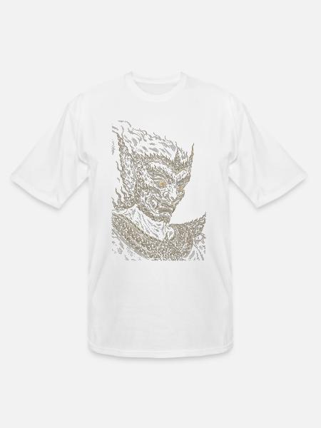 Ornate Dragon Guardian - Men's Tall T-Shirt - white