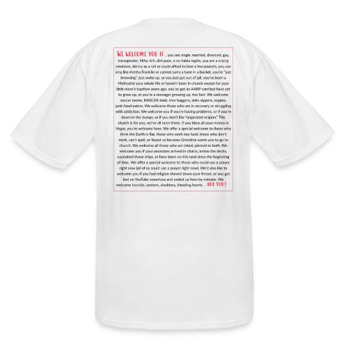 We Welcome You If ... - Men's Tall T-Shirt