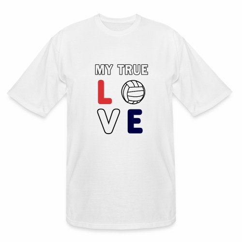 Volleyball My True Love Sportive V-Ball Team Gift. - Men's Tall T-Shirt