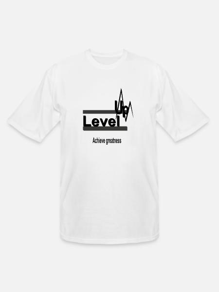 Level up - Men's Tall T-Shirt - white