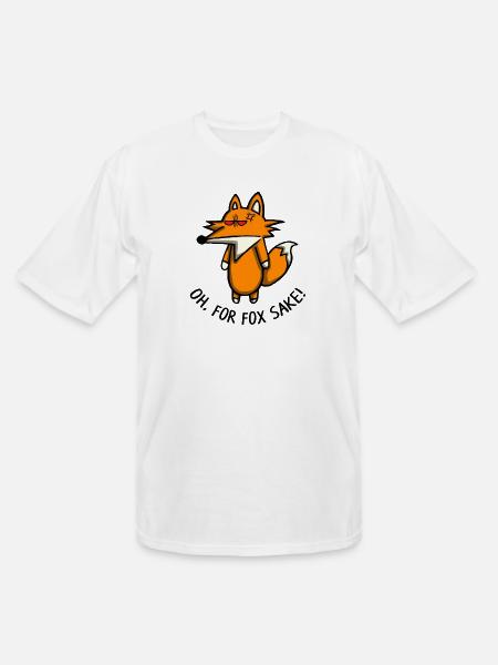 For Fox Sake - Men's Tall T-Shirt - white