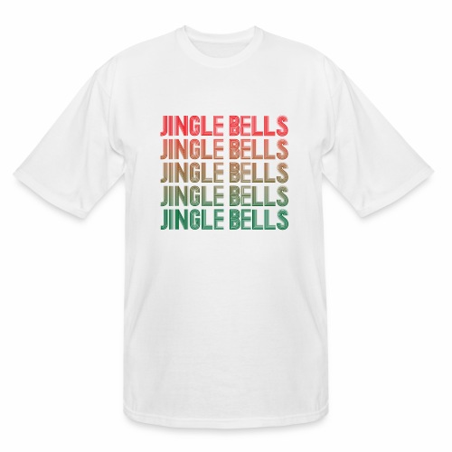 Jingle Bells Retro Snowy Christmas Pajama Gift. - Men's Tall T-Shirt