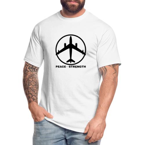 PEACE THROUGH STRENGTH BL - Men's Tall T-Shirt