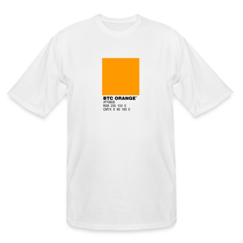 BTC Orange (Bitcoin Tshirt) - Men's Tall T-Shirt
