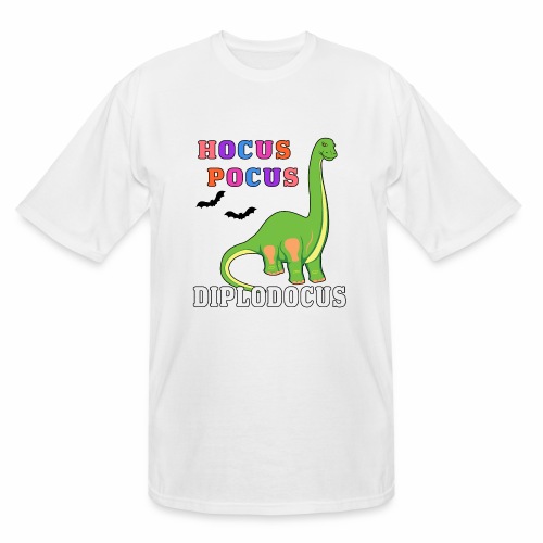 Hocus Pocus Diplodocus Prehistoric Dinosaur Bat. - Men's Tall T-Shirt