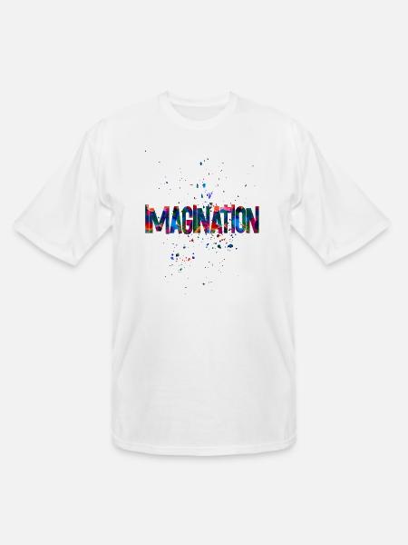 imagination - Men's Tall T-Shirt - white