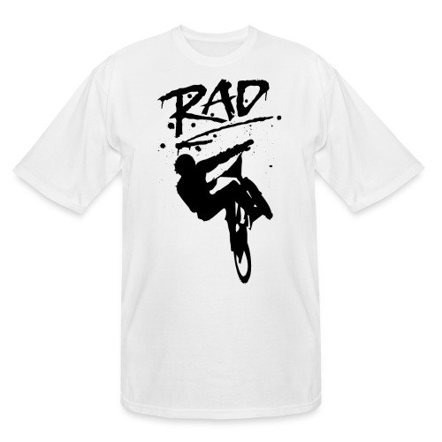 RAD BMX Bike Graffiti 80s Movie Radical Shirts - Men's Tall T-Shirt