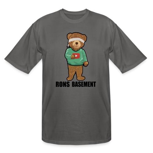 RONS BASEMENT Merchandise - Blindfolded Bear - Men's Tall T-Shirt