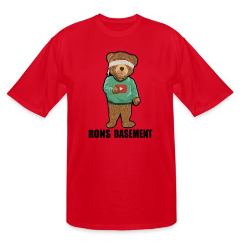 RONS BASEMENT Merchandise - Blindfolded Bear - Men's Tall T-Shirt