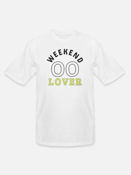 Weekend Lover - Men's Tall T-Shirt - white