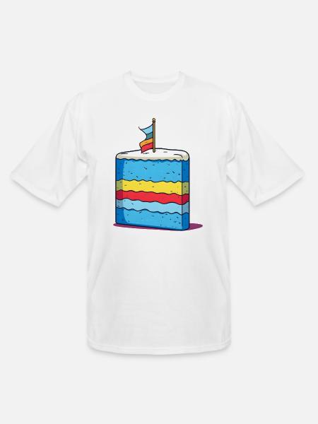 Pan Cake Lgbtq - Men's Tall T-Shirt - white