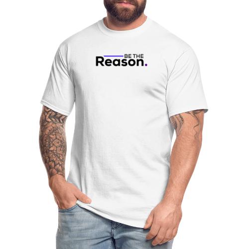 Be the Reason Logo (Black) - Men's Tall T-Shirt