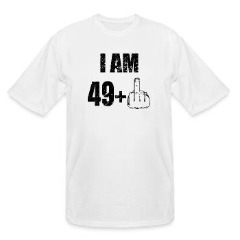 I m 50 Now 9 - Men's Tall T-Shirt - white - Front - Brady (186cm)