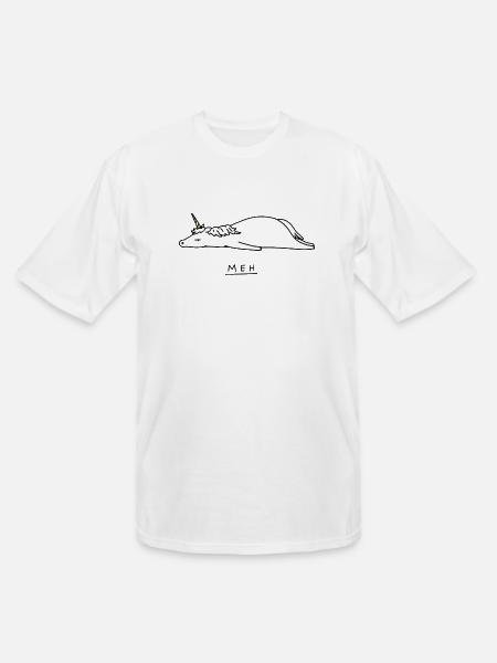 Meh - Men's Tall T-Shirt - white