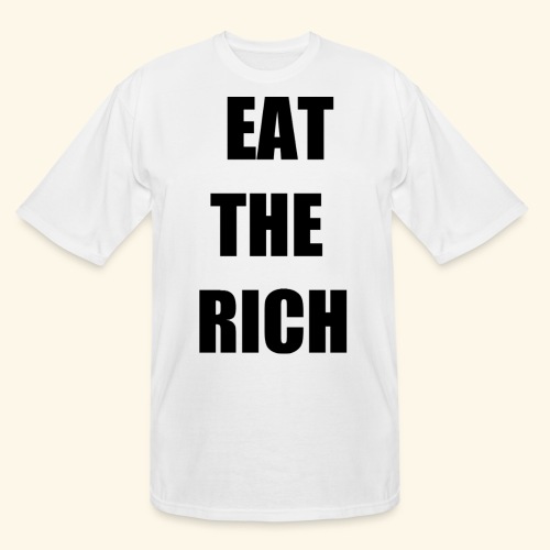 eat the rich blk - Men's Tall T-Shirt
