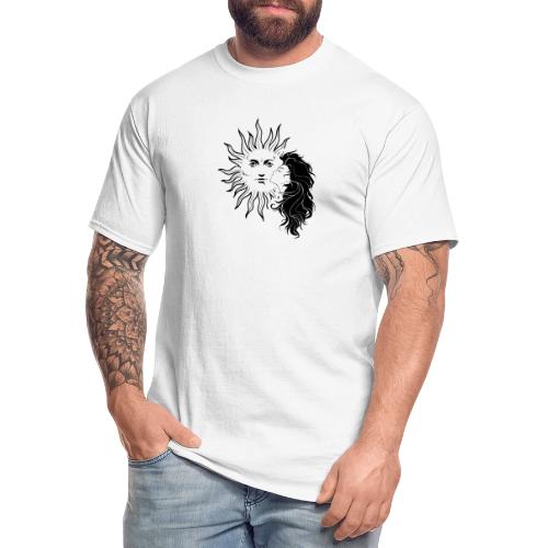 Mystical Girl & Sun - Men's Tall T-Shirt