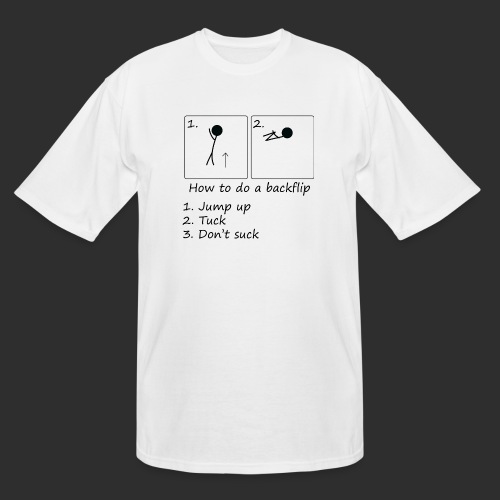 How to backflip - Men's Tall T-Shirt