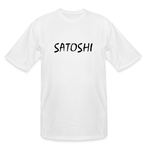 Satoshi only name stroke btc founder nakamoto - Men's Tall T-Shirt