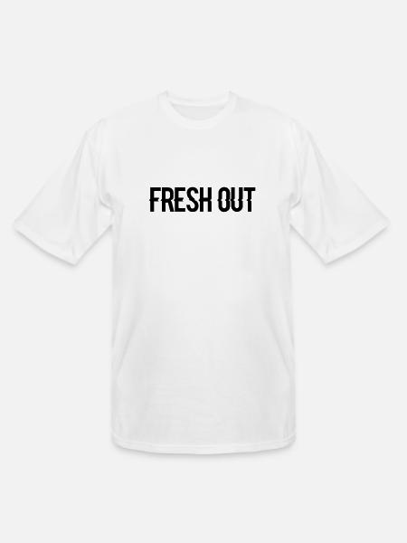 fresh out - Men's Tall T-Shirt - white