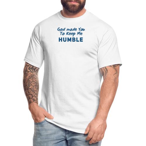Christian Humility (blue) - Men's Tall T-Shirt