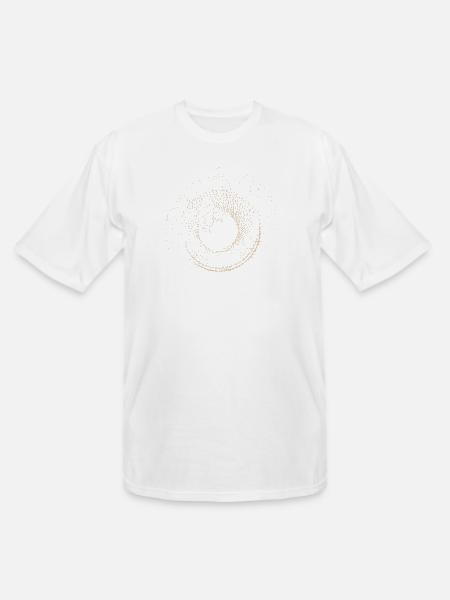 Abstract Dot Design - Men's Tall T-Shirt - white