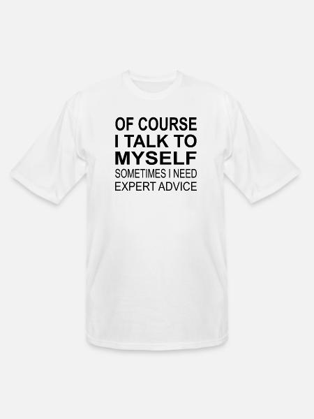 Expert Advice - Men's Tall T-Shirt - white