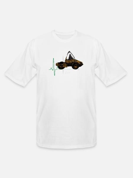 The Grim Roller - Men's Tall T-Shirt - white