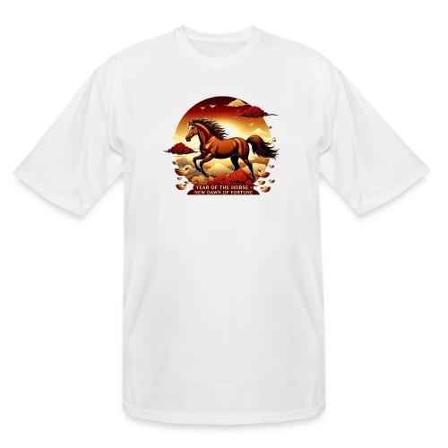Year of the Horse Sunrise T Shirt, Lunar New Year - Men's Tall T-Shirt