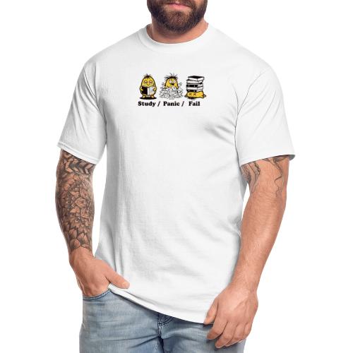 Funny Student Study Panic Fail Back To School - Men's Tall T-Shirt