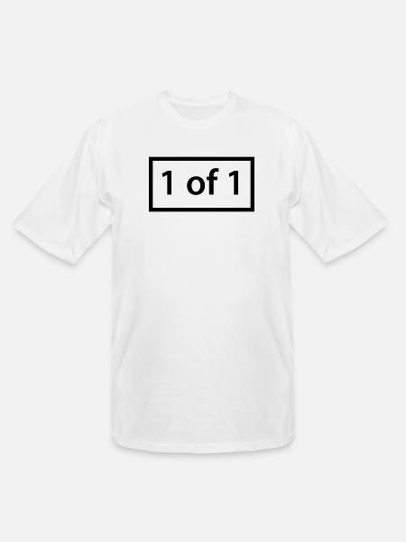 =1of1=(1) - Men's Tall T-Shirt - white