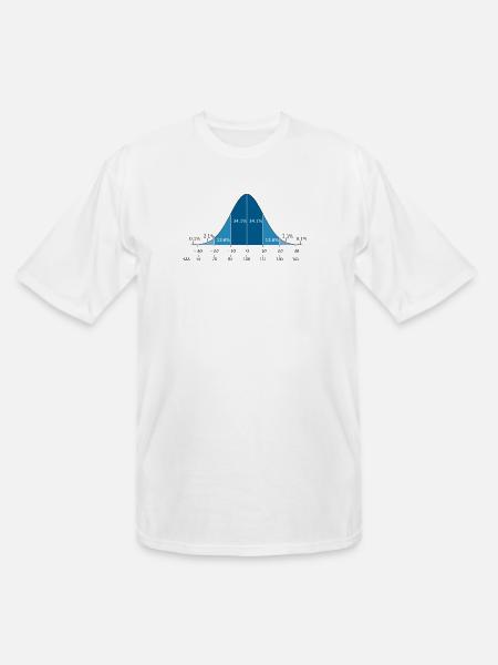Normal distribution - Men's Tall T-Shirt - white