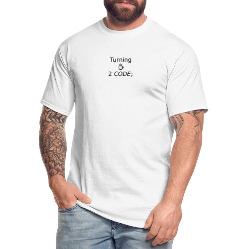 turning coffee to code - Men's Tall T-Shirt