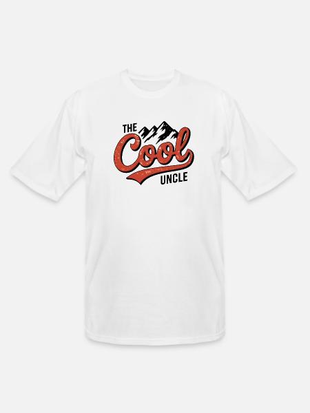 The cool uncle - Men's Tall T-Shirt - white