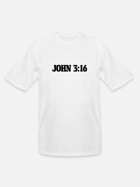 John 3:16 - Men's Tall T-Shirt - white