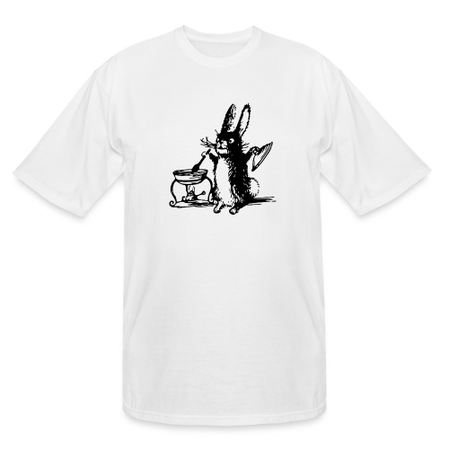 Cute Bunny Rabbit Cooking - Men's Tall T-Shirt