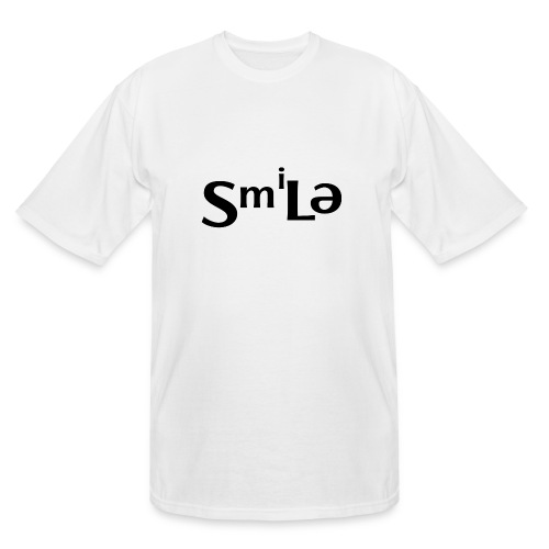 Smile Abstract Design - Men's Tall T-Shirt