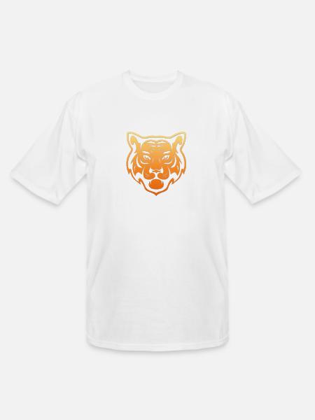 40 tiger - Men's Tall T-Shirt - white