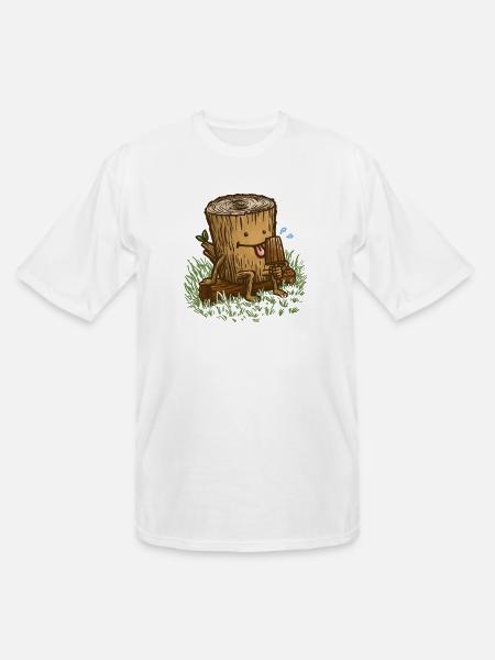 The Popsicle Log - Men's Tall T-Shirt - white