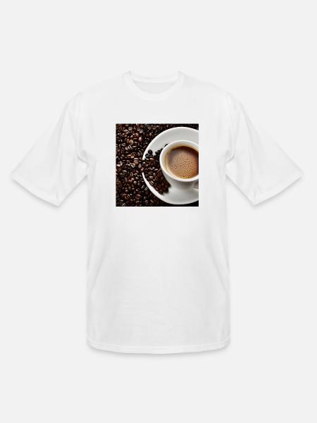 Morning coffee - Men's Tall T-Shirt - white