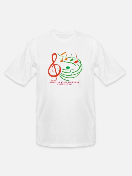 Music feelings - Men's Tall T-Shirt - white
