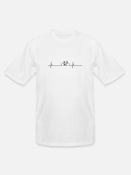 Cycling Cardio - Men's Tall T-Shirt - white
