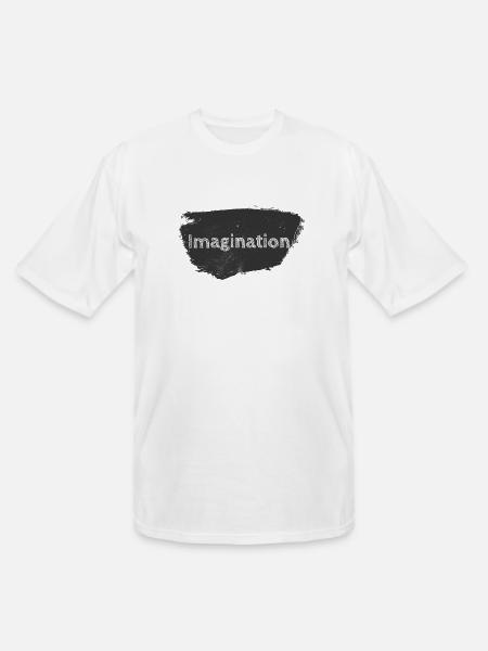 "Imagination" chalkboard - Men's Tall T-Shirt - white