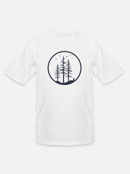 Nature Black and white - Men's Tall T-Shirt - white