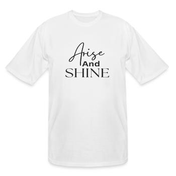 Arise and shine bible verse - Men's Tall T-Shirt - white - Front - Brady (186cm)